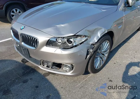 2016 BMW 528I из США, поврежденный, VIN WBA5A5C52GD528694